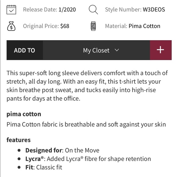 Lulu🍋 LNY White Emerald Long Sleeve, size 6 - Picture 6 of 12